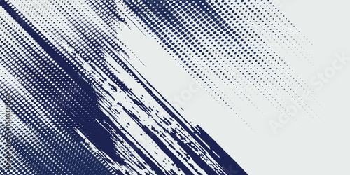 Abstract halftone wave dots background. Futuristic twisted grunge pattern, dots, circles. Vector modern optical pop art texture for posters, business  modern grunge