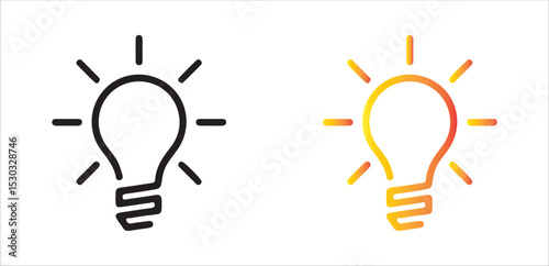 light bulb idea concept