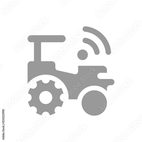 smart tractor icon