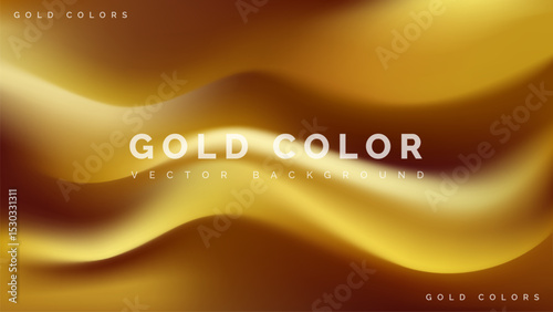 Elegant golden shine texture with smooth gradients, ideal for luxury invitations, posters, and high-end product displays
