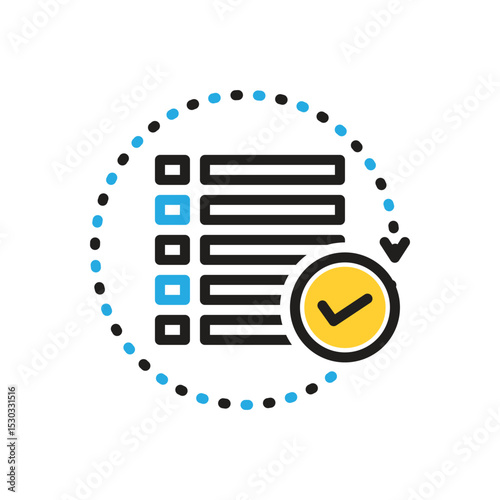 Multi color icon for all each of
