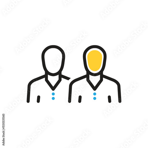 Multi color icon for both