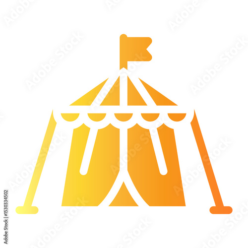 tent Gradient icon