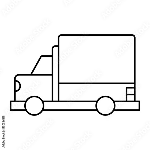 Delivery Truck outline icon