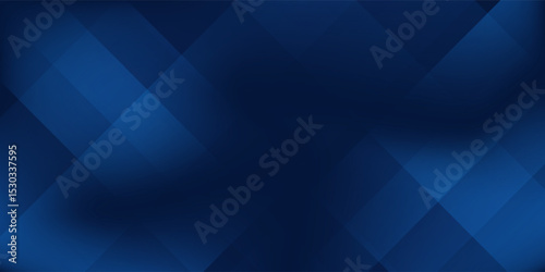Design black dark navy blue silver abstract pattern background. Geometric shape. Line triangle angle fold polygon diamond 3D abstract modern simple illustration