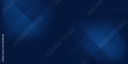Design black dark navy blue silver abstract pattern background. Geometric shape. Line triangle angle fold polygon diamond 3D abstract