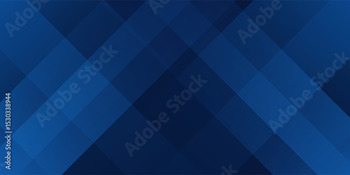 Modern black dark navy blue silver abstract pattern background. Geometric shape. Line triangle angle fold polygon diamond 3D simple modern design art