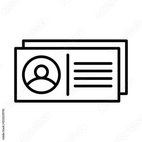 business card icon
