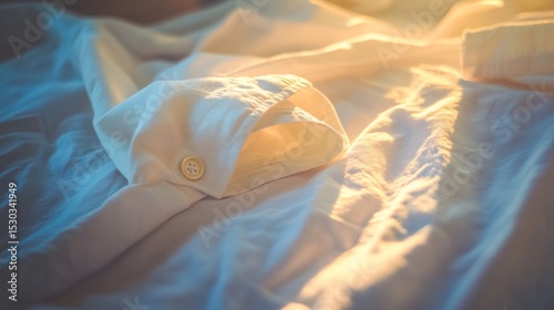 Golden Hour Linen: A Serene Morning