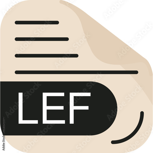 LEF File Format Icon