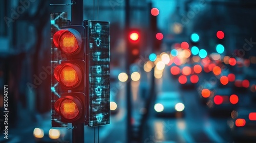 A self-learning AI system controlling traffic lights through smart WiFi 