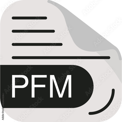 PFM File Format Icon
