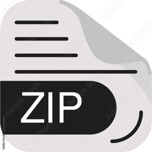 ZIP File Format Icon