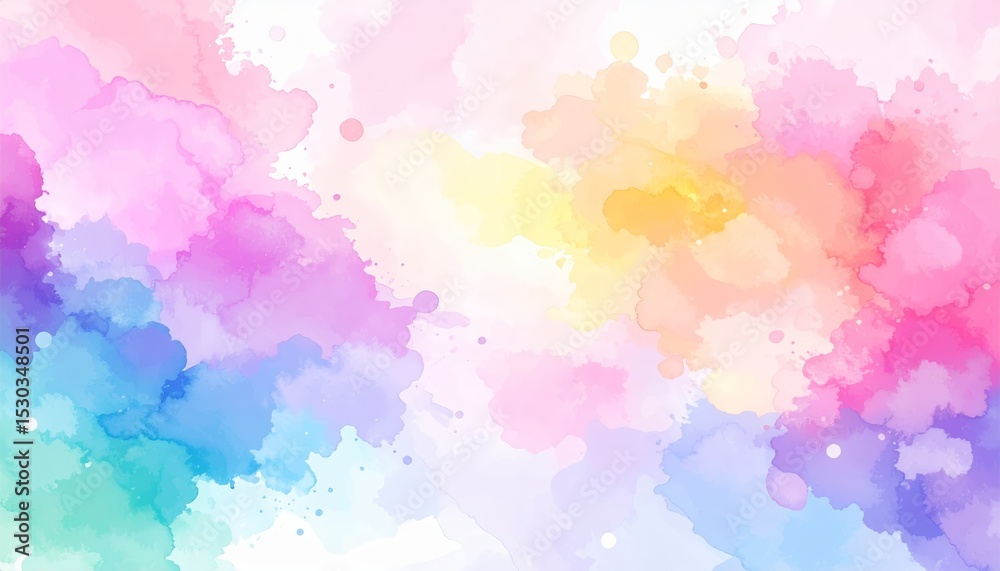 Obraz premium vector watercolor background splash art design illustration