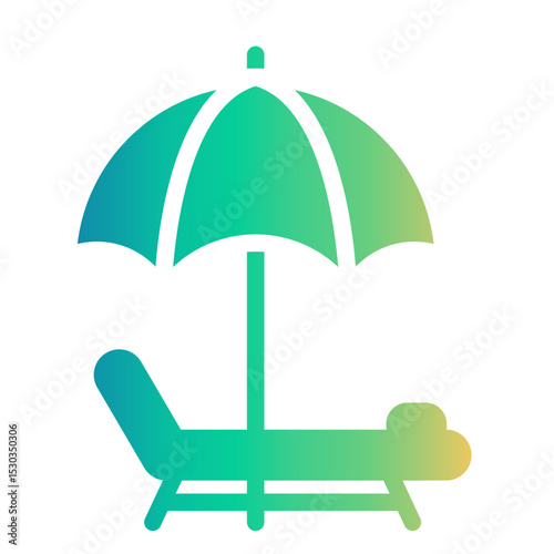 umbrella Gradient icon