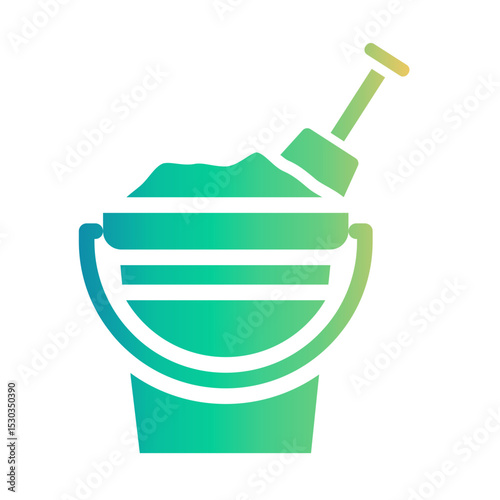 bucket Gradient icon