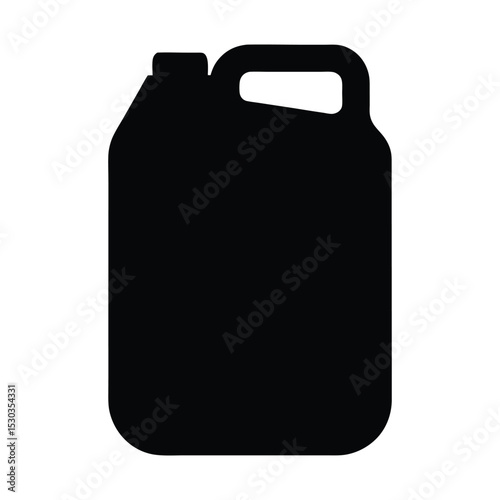 gas can isolated on white