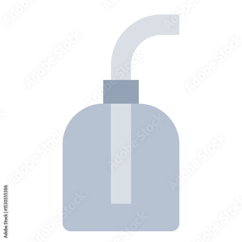 Wash bottle Flat Icon, Science And Laboratory Concept Flat Design Style