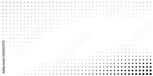 Wallpaper Mural Abstract grunge dotted halftone gradient texture. Vanishing polka dot background. Repeating dots gradation background simple abstract Torontodigital.ca