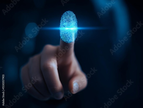 Innovative fingerprint scanning technology for security access.