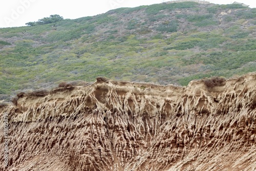 Cool bony skeletal rock formations at Cabrillo national monument park san diego california