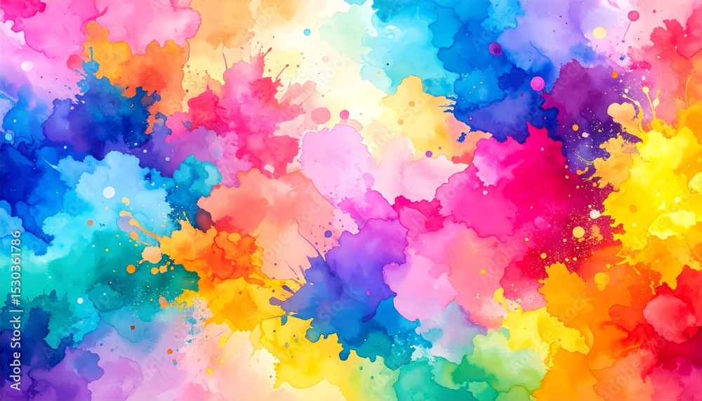 Obraz premium vector watercolor background splash art design illustration