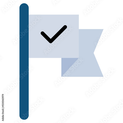 flag Flat Icon, Teamwork Management Flat Icon Collection