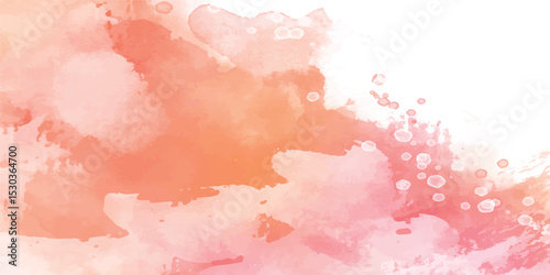 Maroon Watercolor Splash with Light White Texture Overlay on Clean Paper Background. Elegant Vector Design with Maroon Watercolor Gradients and White Paper Effects