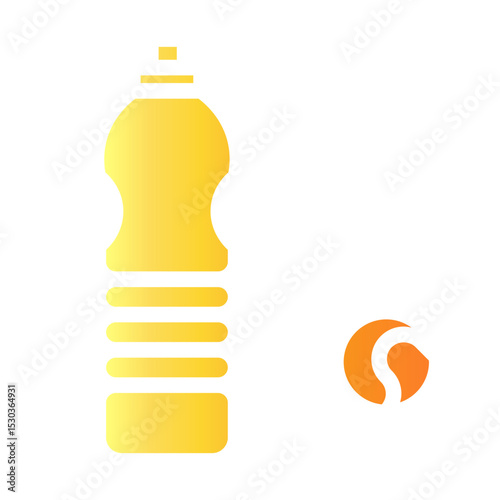 water bottle Gradient icon