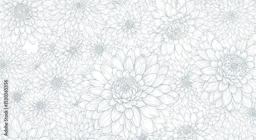 Floral Canvas A Symphony of White Blooms in a Dreamy Artistic Arrangement