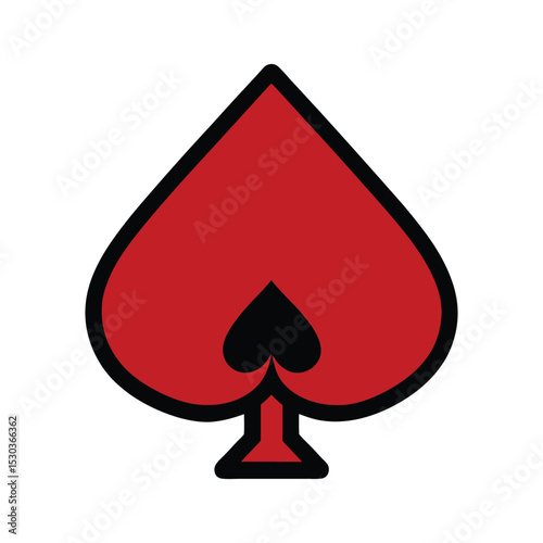 poker card with poker chips