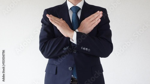 NGを出すビジネスマン イメージ