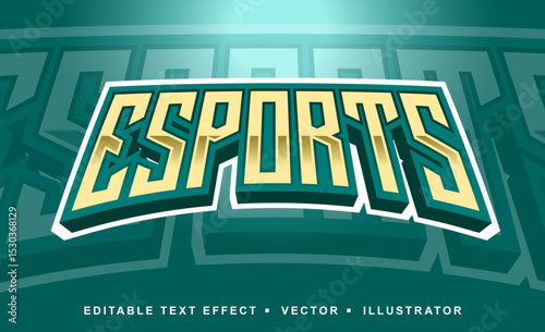 e-sport editable text