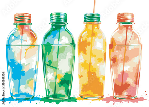 bottles of water