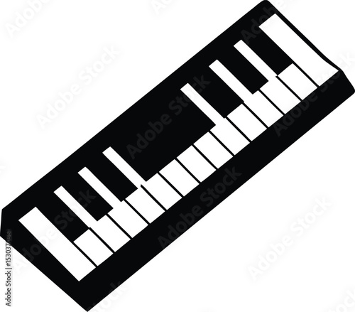 Vibrant rainbow colored keyboard vector design