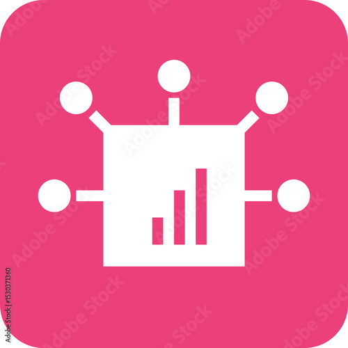 Digital Marketing Icon - SVG Line Style