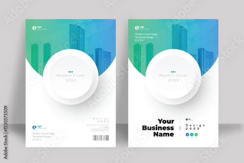 Corporate Book Cover Design Template in A4. Can be adapt to Brochure, Annual Report, Magazine, Poster, Business Presentation, Portfolio, Flyer, Banner, Website.