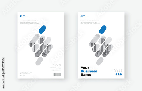 Corporate Book Cover Design Template in A4. Can be adapt to Brochure, Annual Report, Magazine, Poster, Business Presentation, Portfolio, Flyer, Banner, Website.