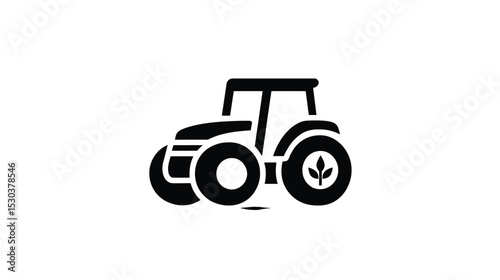 Farm Tractor Icon: Agriculture, Farming, and Rural Lifestyle Symbol