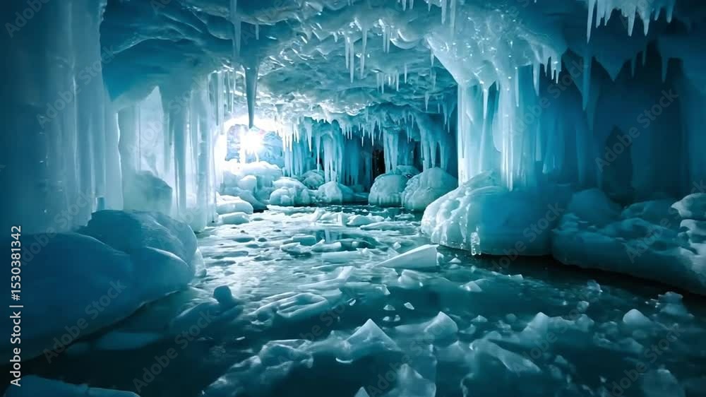 Explore the stunning ice cave formations a winter wonderland adventure and travel destination guide video tour