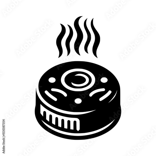 Aroma diffuser icon black and white design