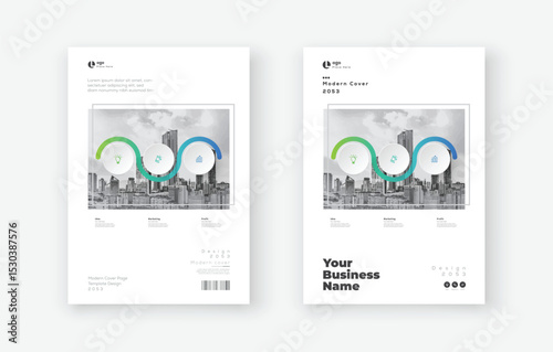 Corporate Book Cover Design Template in A4. Can be adapt to Brochure, Annual Report, Magazine, Poster, Business Presentation, Portfolio, Flyer, Banner, Website.