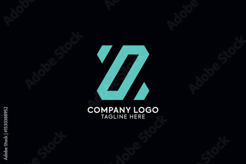 company logo vector, letter z abstract negative space vector, letter z iconic logo