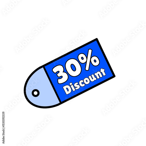 30% discount coupon blue