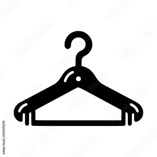 hanger on white background
