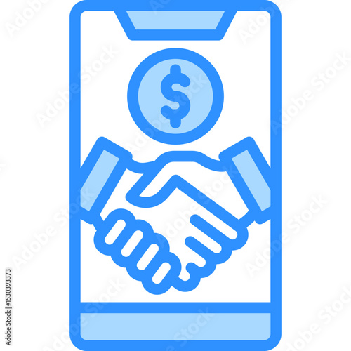 Mobile Business Icon