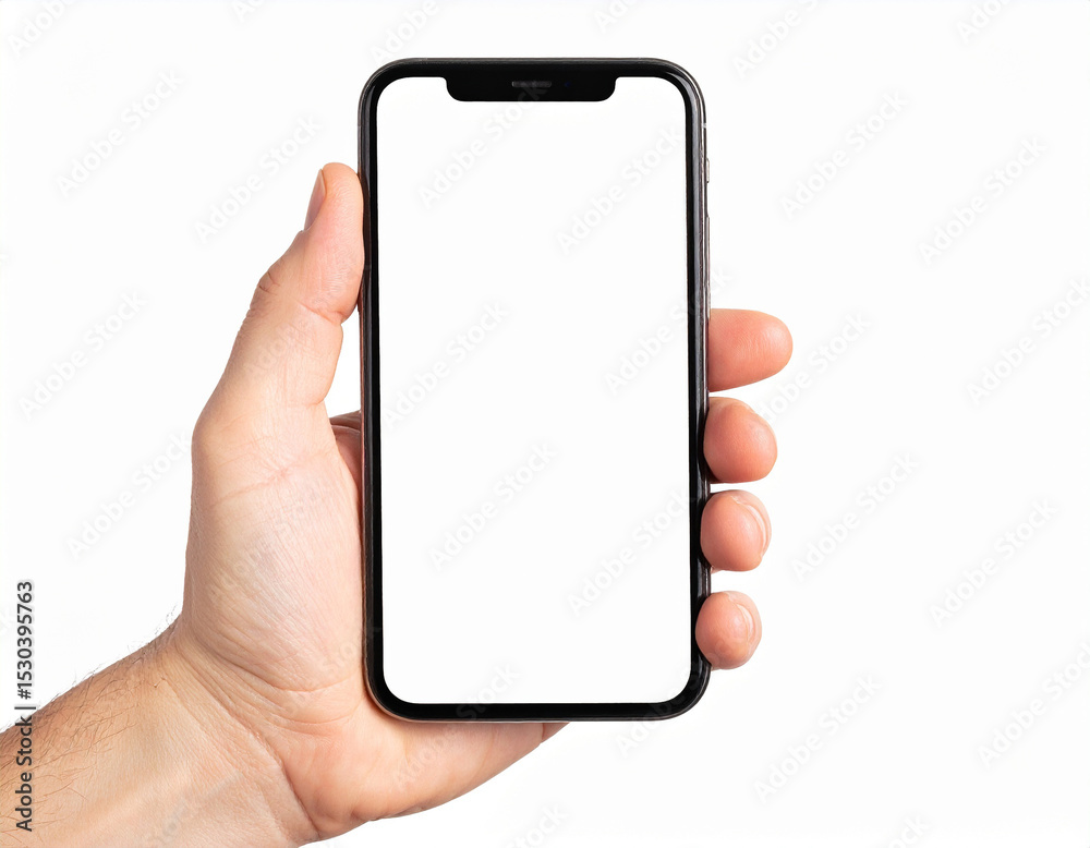 hand holding a mobile phone