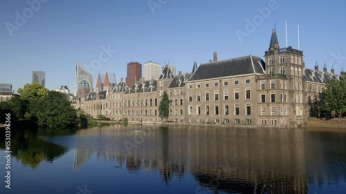 Wallpaper Mural Cityscape of The Dutch Parliament Binnenhof Palace at sunset in The Hague, The Netherlands. Torontodigital.ca