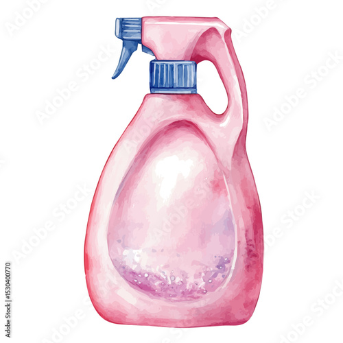 Detergent, watercolor drawing vector, isolated on a white background.