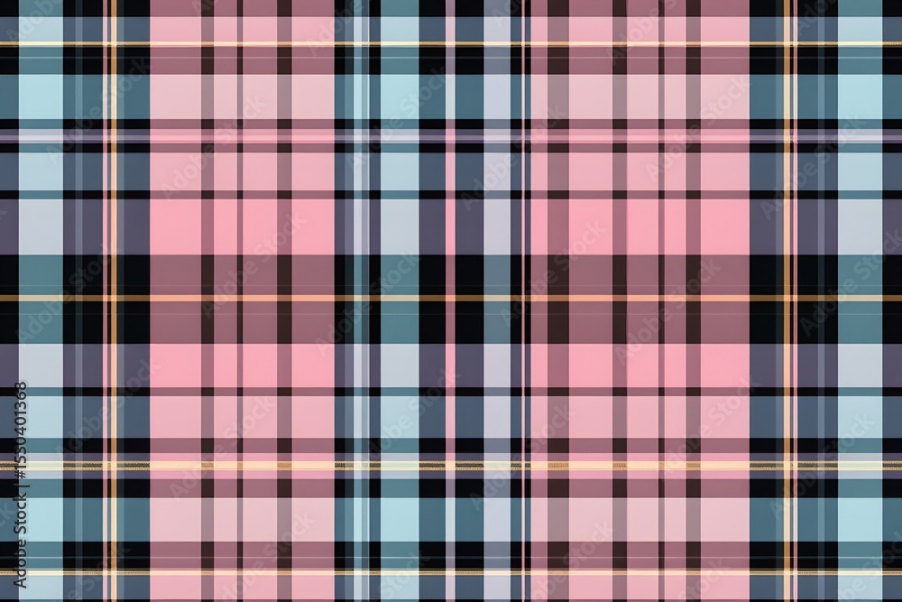 Fototapeta premium abstract plaid design with sparse lines in pastel shades, simple and clean.